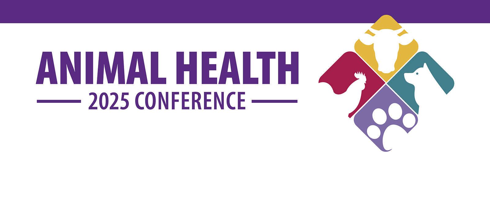 Icons used in K-State's Animal Health Conference.