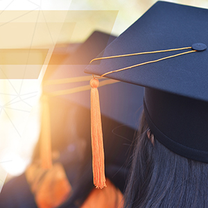 LatinX students preparing to graduate.