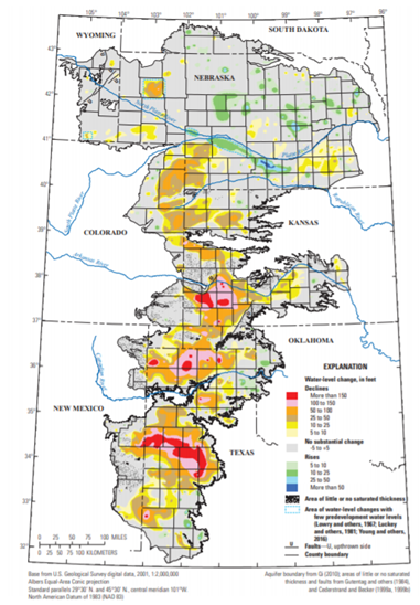 High Plains Aquifer map